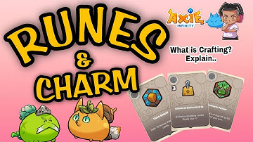 Axie Origin Runes & Charm Explain | What is Crafting?