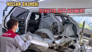 Reviving the Wreck: Nissan QashqaiRearEnd Collision Restoration, Better Than New!