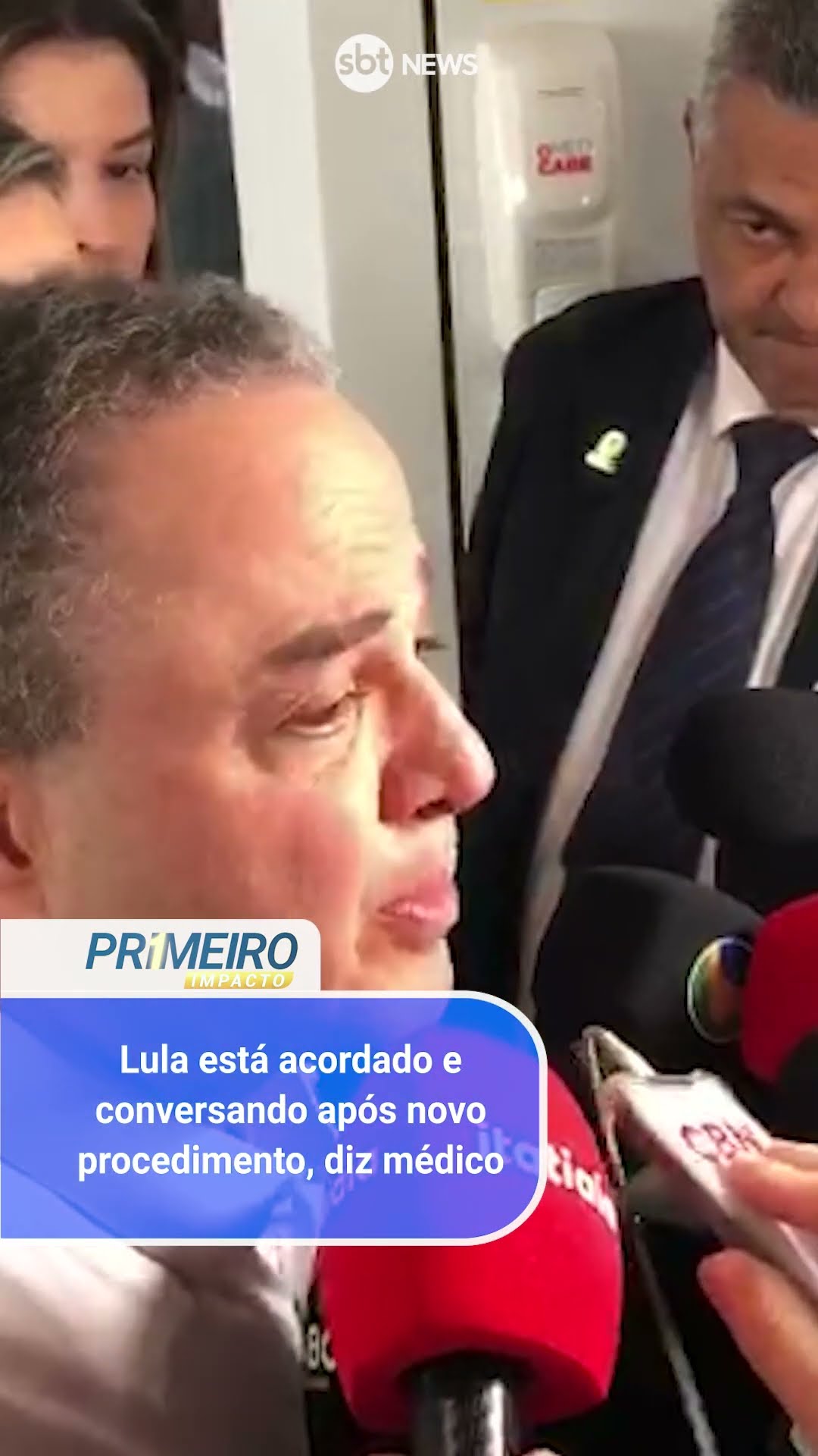 Lula está acordado e conversando após novo procedimento, diz médico