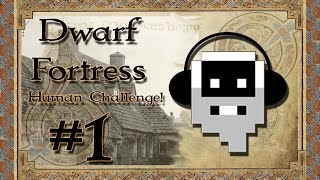Dwarfs above ground?! | Dwarf Fortress Challenge: Living like humans | EP1