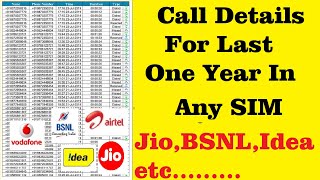 How To Get  Last One Year Call History Details  In Any Android Mobile - 2019 screenshot 4