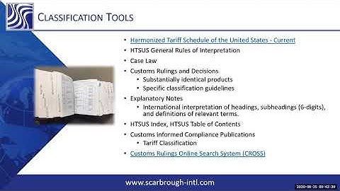 HTS Classification tools – How to classify HTSUS or HTS number