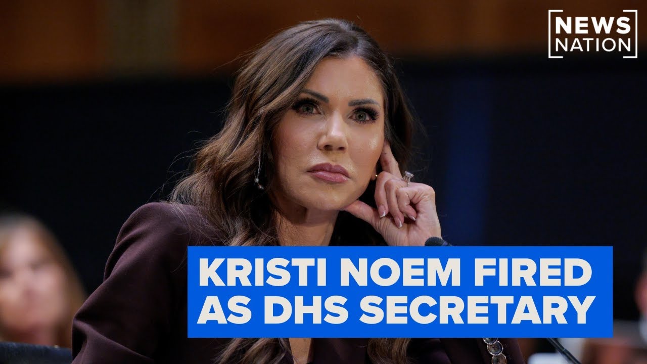 Trump removes Kristi Noem as DHS Secretary | NewsNation Live