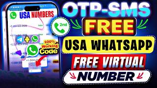 Get Free Usa Virtual Number For Whatsapp, Telegram & Gmail Verification Unlimited Temp Numbers