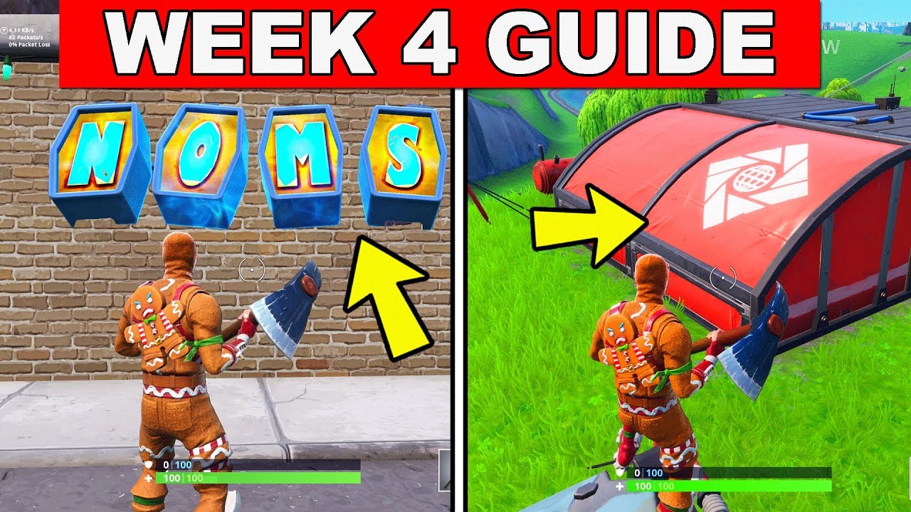 Fortnite ALL Season 7 Week 4 Challenges Guide! Fortnite