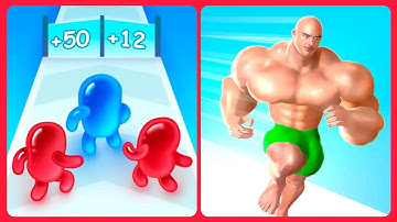 Muscle Rush🆚Join And Blob 3d New Levels Big New Update Max Walkthrough Android iOS Gameplay level999