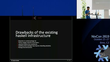 haskell.nix - an alternative infrastructure for building haskell packages (NixCon 2019)