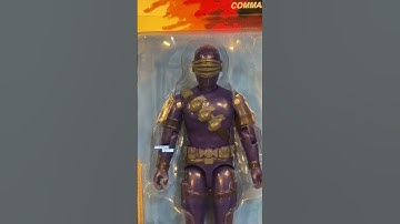 GIJoe SNAKE EYES (Commando) QUICK LOOK Super7 ReAction+ Action Figure Review