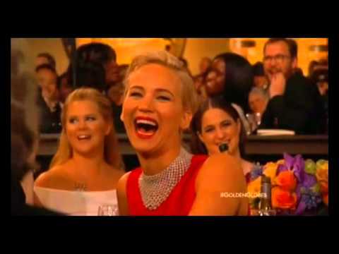 Ricky Gervais At The Golden Globes 2016 - All Of His Bits Chained