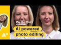 Change your mood or age  how ai photo editing works