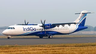 IndiGo ATR 72-600 delivery flight to New Delhi