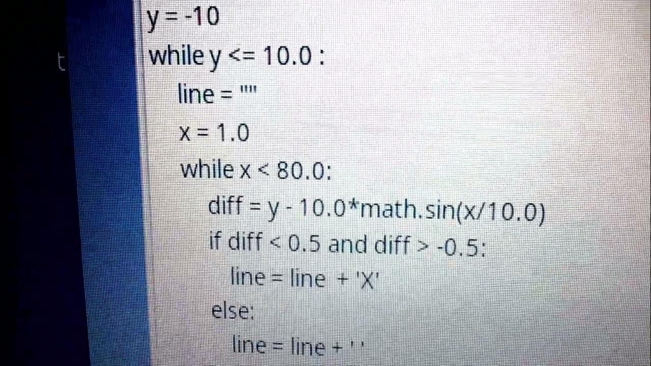 Haiku OS, and Python Program to draw a Sine wave. - YouTube