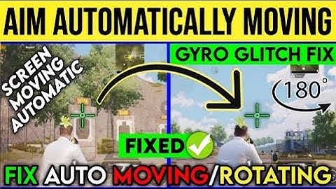 HOW TO FIX SCREEN MOVING ISSUE IN BGMI | AIM ROTATE IN SKY 90/180/360% FIX | #WINDBLASTER-PART-1