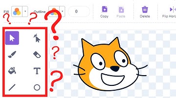 How to use the vector image tools in Scratch
