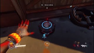 Overwatch - Junkrat first kill(Spawn kill)