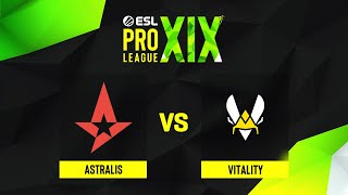 Astralis проти Vitality | Мапа 1 Mirage | ESL Pro League Season 19