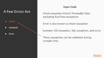 Hands-On Object Oriented Programming with Java 11: Understanding Exception|packtpub.com