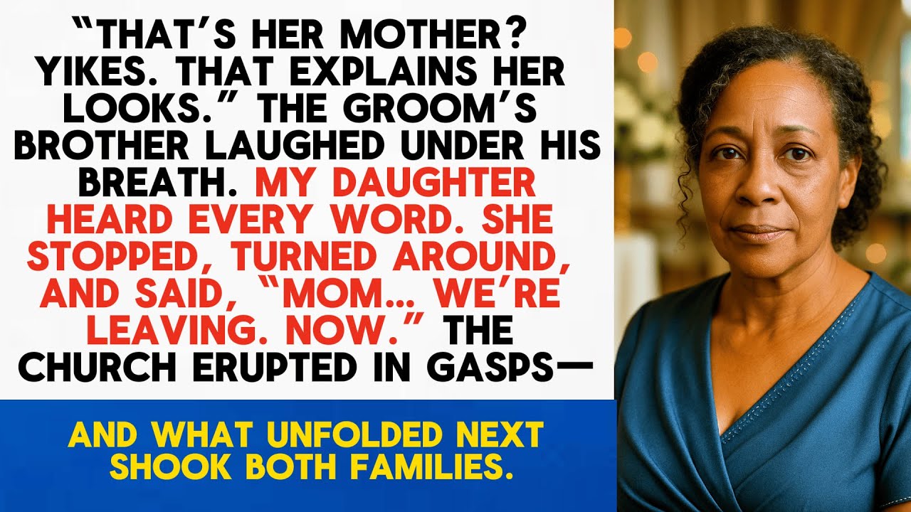 The Groom's Family Laughed When I Walked Her Down the Aisle—She Stopped the Wedding Instantly