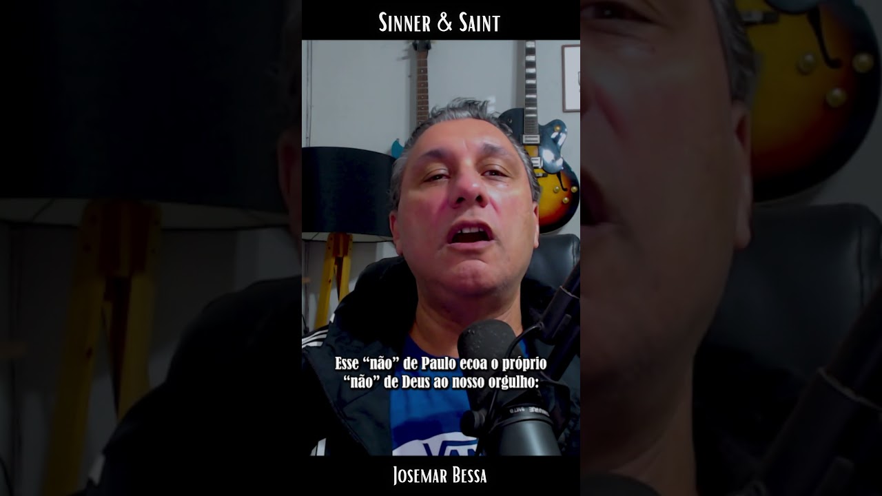 O Evangelho não é Terapia | Sinner & Saint - Josemar Bessa #reflexão