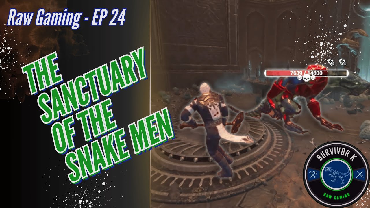 EP 24: Base Decorations and Sanctuary of the Snakemen - Conan Exiles RAW Playthrough [Modded Siptah]