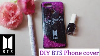 BTS "Life Goes On" Phone cover Making 💜 | DIY BTS phone case