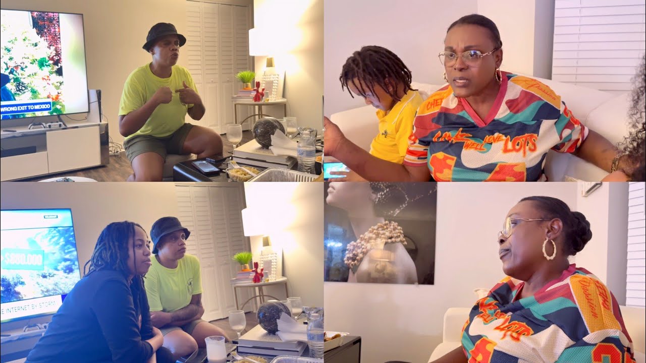 Gro diskisyon pete antre Mickley and Faby e Manman pou Princess Liline 