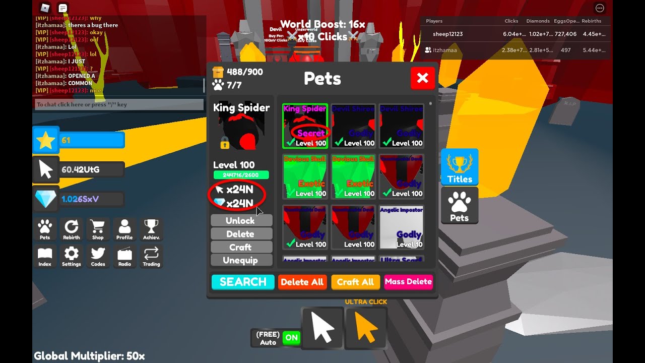 OP PET GIVEAWAY TAPPING LEGENDS!