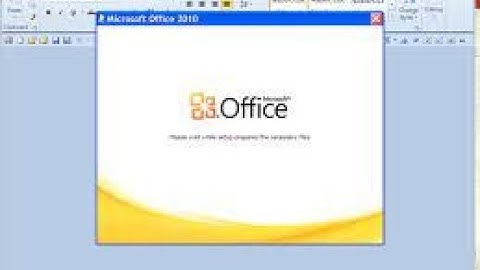 Hướng dẫn cài office 2010 trên win xp năm 2024