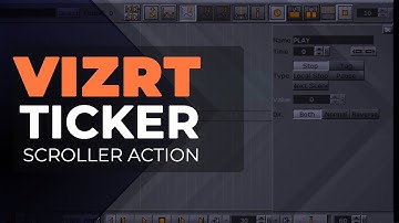 Vizrt Ticker - Scroller Action