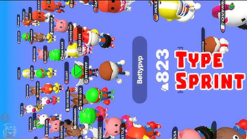 Type Sprint - Typing Training Gameplay but a massively multiplayer game Official Masterskaya DK