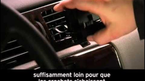 How to Install Your SiriusXM Radio: 2.1 Mounting the Radio on an Air Vent