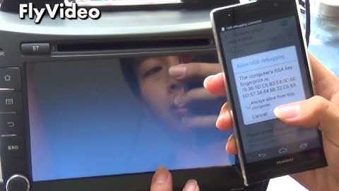 FlyVideo Car DVD,Mirror link operation video about 4.2 android mobile phone