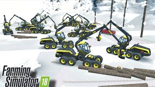 🌲🚜 Farming Simulator 18 – Epic Logging & Tree Cutting Gameplay 🪓🌲