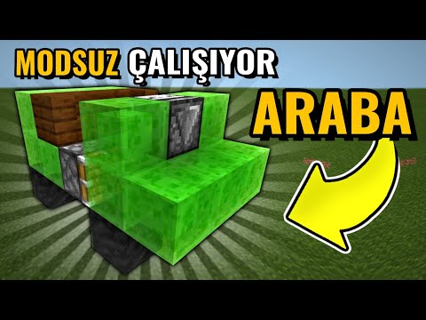 Video: Minecraft'ta Araba Nasıl Yapılır