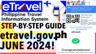 How to Register eTravel Step by Step Tutorial