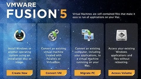 How to use VMware Fusion 5 to install Window 7 on Macbook or iMac