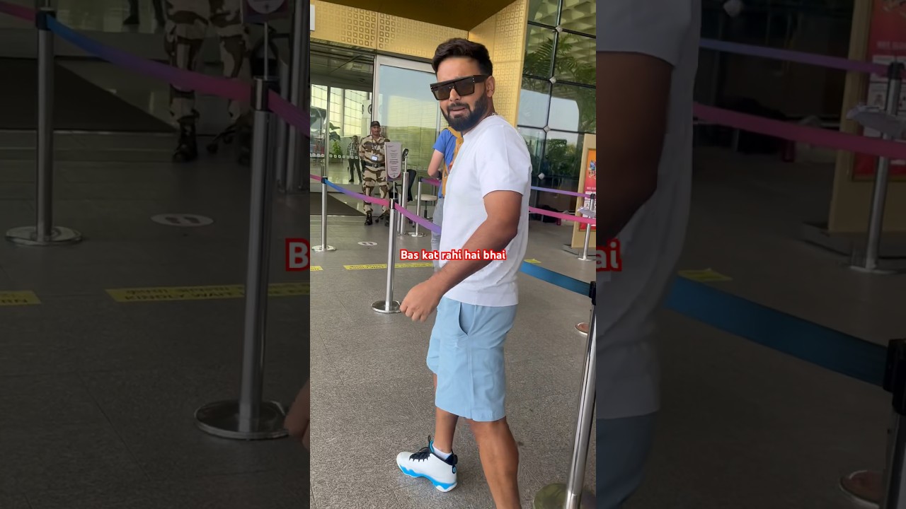 IPL 2024: Delhi Capitals captain Rishabh Pant spotted at Mumbai Airport