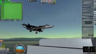 KSP [kOS] Automated Carrier Landing - F/A18 SuperHornet [Modding]