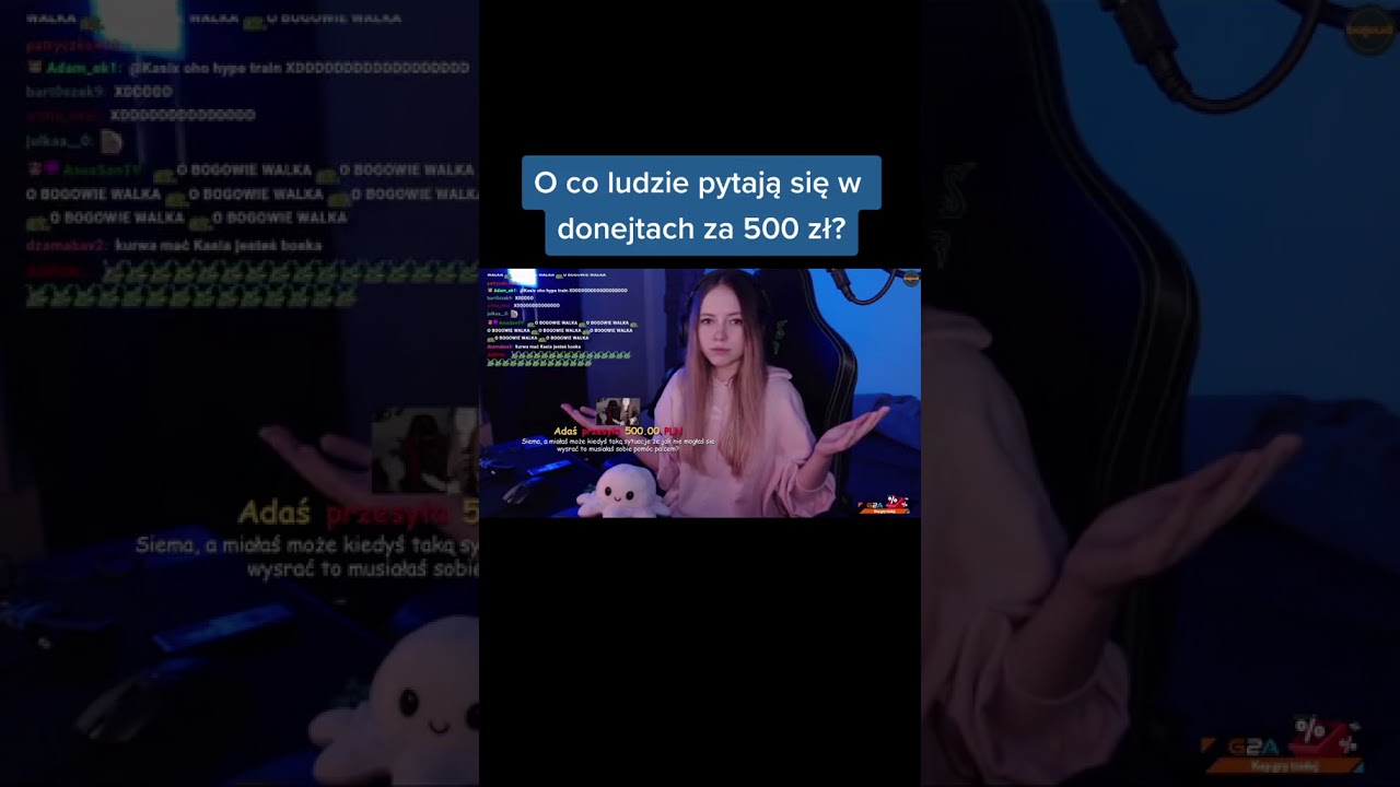 o co ludzie się pytają w donejtach za 500 zł? 