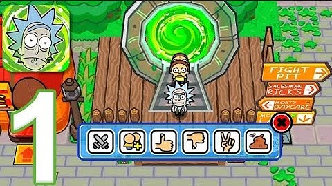 Pocket Mortys: Multiplayer - Gameplay Walkthrough Part 1 - Tutorial (iOS, Android)