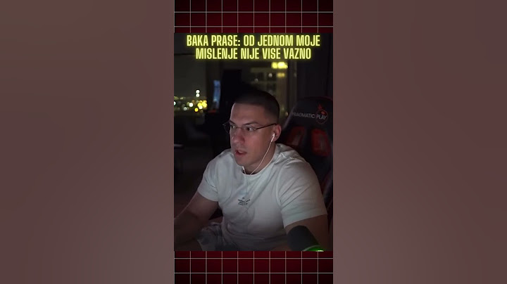 BAKA PRASE: OD JEDNOM MOJE MISLENJE NIJE VISE VAZNO