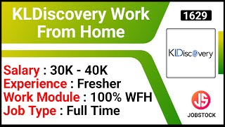 Kldiscovery Work From Home Online Job At Home Data Management Analyst Job