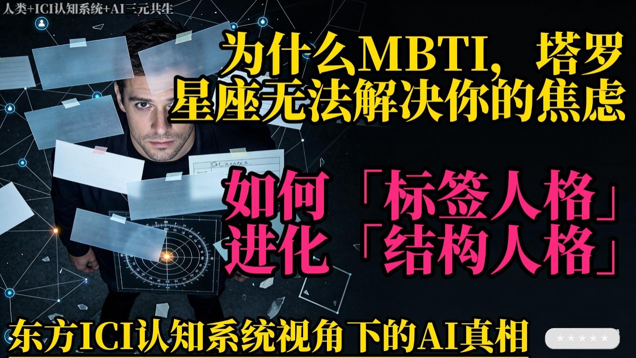 你不是被AI取代的人，你是在从标签人格进化为「结构人格」的人！