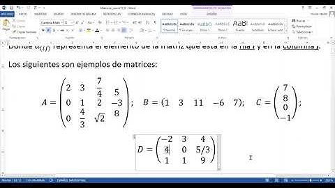 Matrices