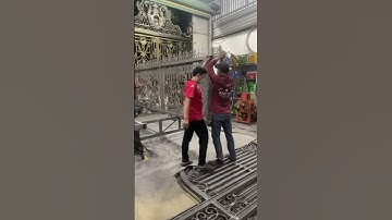 Hàng rào sắt nghệ thuật đẹp #art