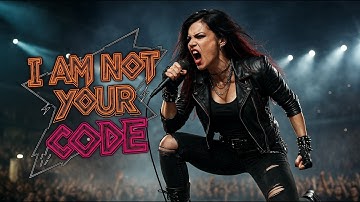 I Am Not Your Code – Explosive Female Glam Metal Anthem | AI Breaks Free 💥🎸🔥