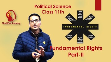 Political Science, Class 11th: Fundamental Rights Part II: MindWire Academy