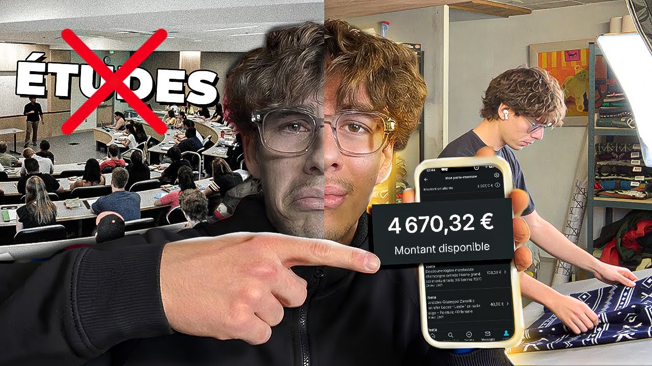 J'arrête les ÉTUDES pour devenir ENTREPRENEUR ! (vlog 24h)