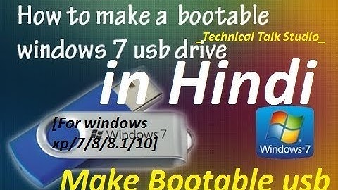 How to make Bootable USB pendrive for Windows[7/8/8.1] - The BEST Tutorial !!