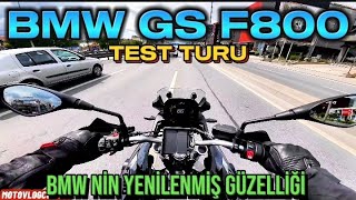 YENİ BMW GS F800 TEST SÜRÜŞÜ ! MUTLAKA BU MOTORU TEST ETMELİSİN ! BMW MOTOSİKLET F800 #motovlog